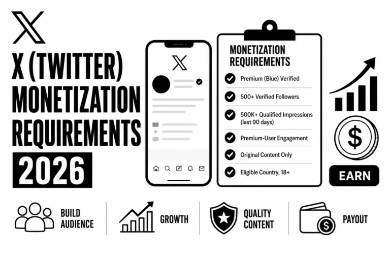 X (Twitter) Monetization Requirements 2026