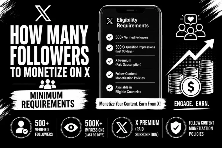 How Many Followers to Monetize on X